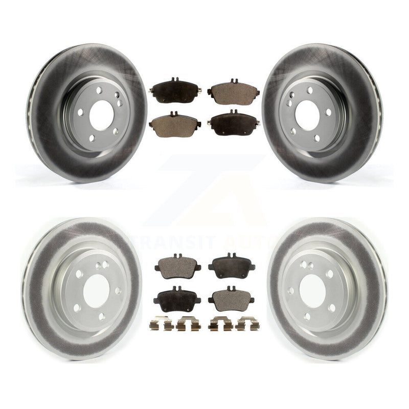 Transit Auto KGF-102127 Disc Brake Kit for 2014-2020 INFINITI QX30, Mercedes-Benz CLA250, Mercedes-Benz GLA250 - Front and Rear
