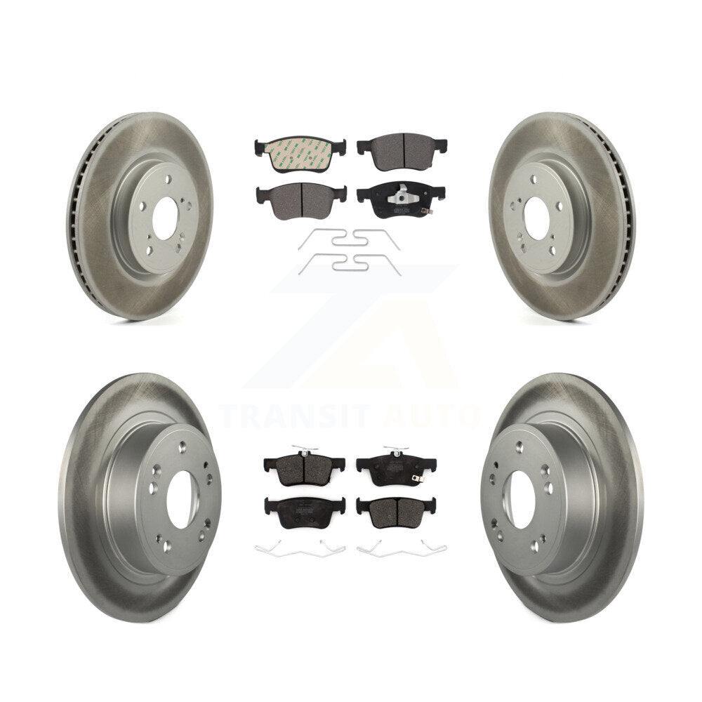 Transit Auto KGF-102128 Disc Brake Kit for 2018-2024 Honda Accord - Front and Rear
