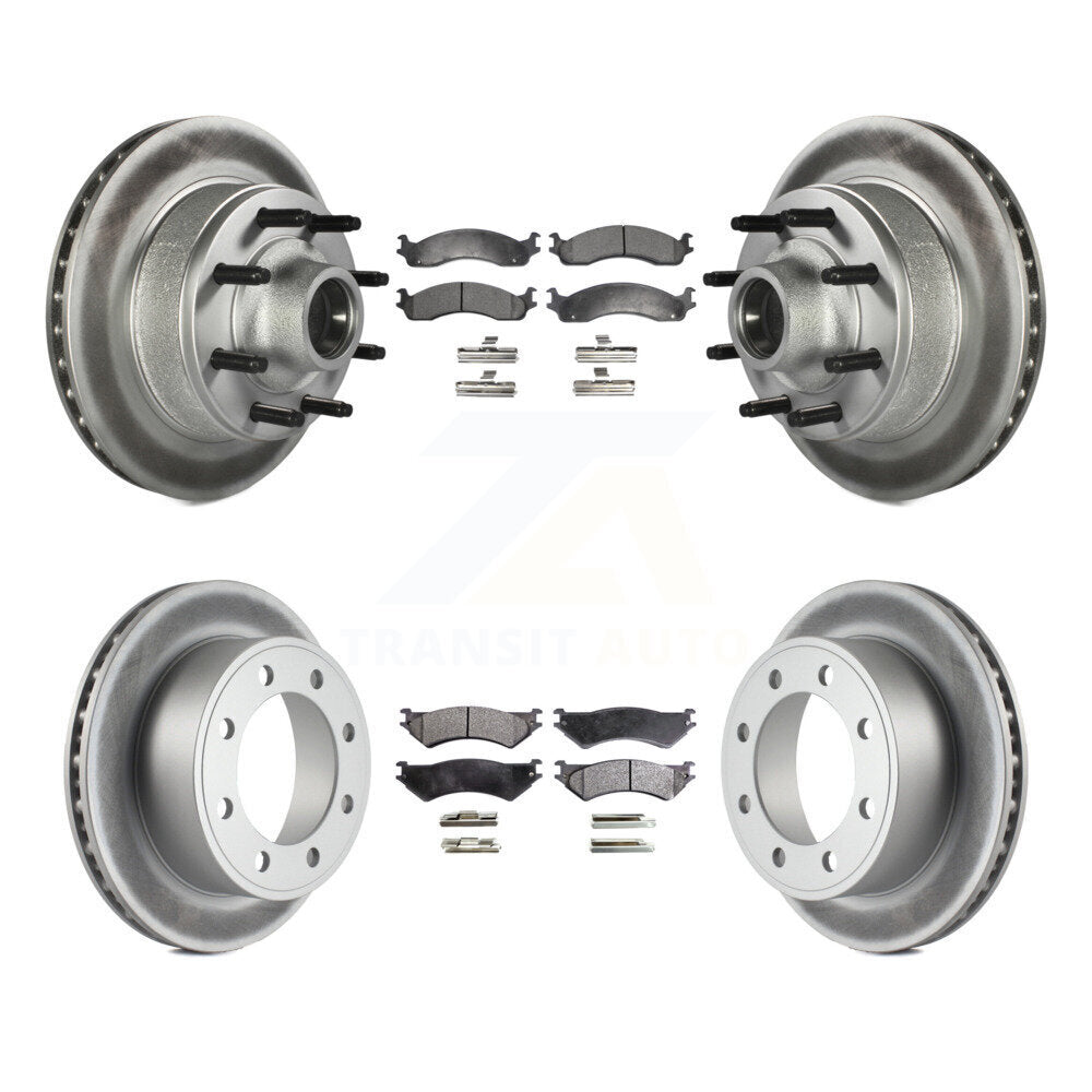 Transit Auto KGF-102160 Disc Brake Kit for 1998-2007 Ford E-350 Econoline, Ford E-250 and More - Front and Rear