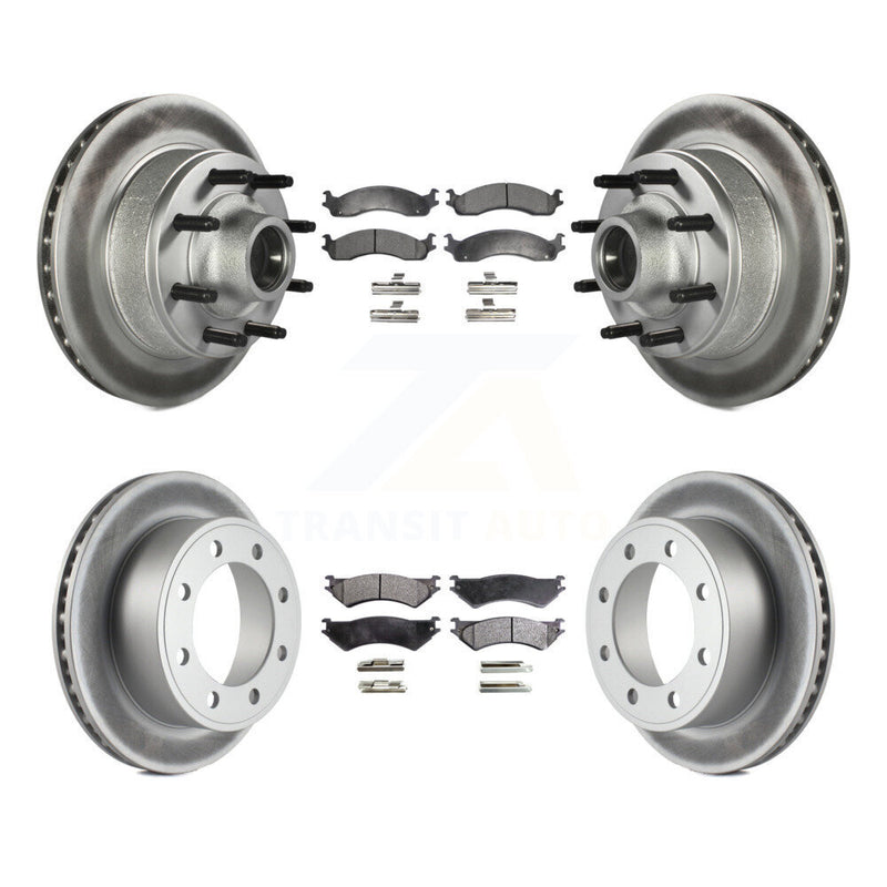 Transit Auto KGF-102160 Disc Brake Kit for 1998-2007 Ford E-350 Econoline, Ford E-250 and More - Front and Rear
