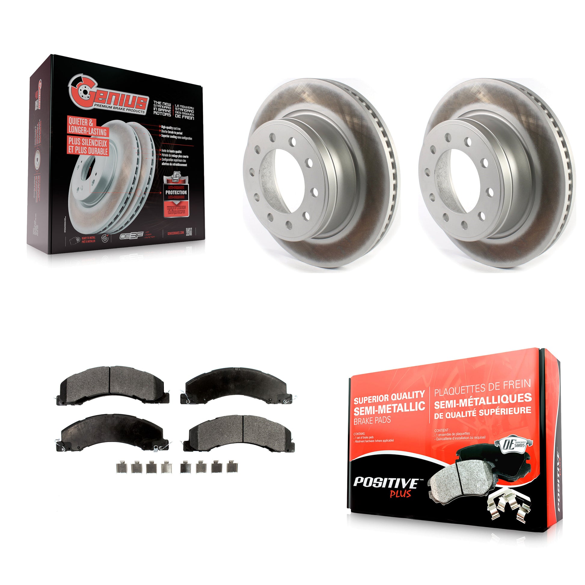 Transit Auto KGF-102179 Disc Brake Kit for 2008-2023 Ram 4500, Ram 5500 and More - Front