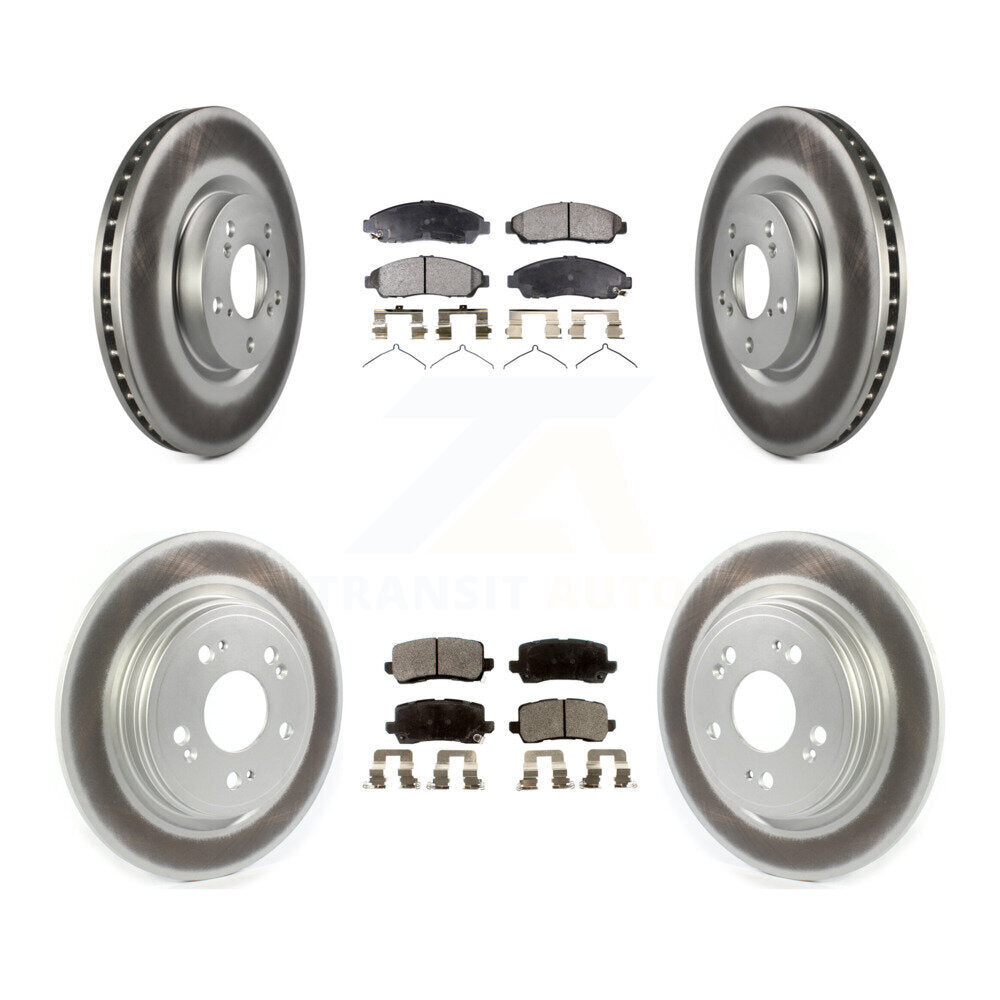 Transit Auto KGF-102187 Disc Brake Kit for 2014-2020 Acura RLX - Front and Rear