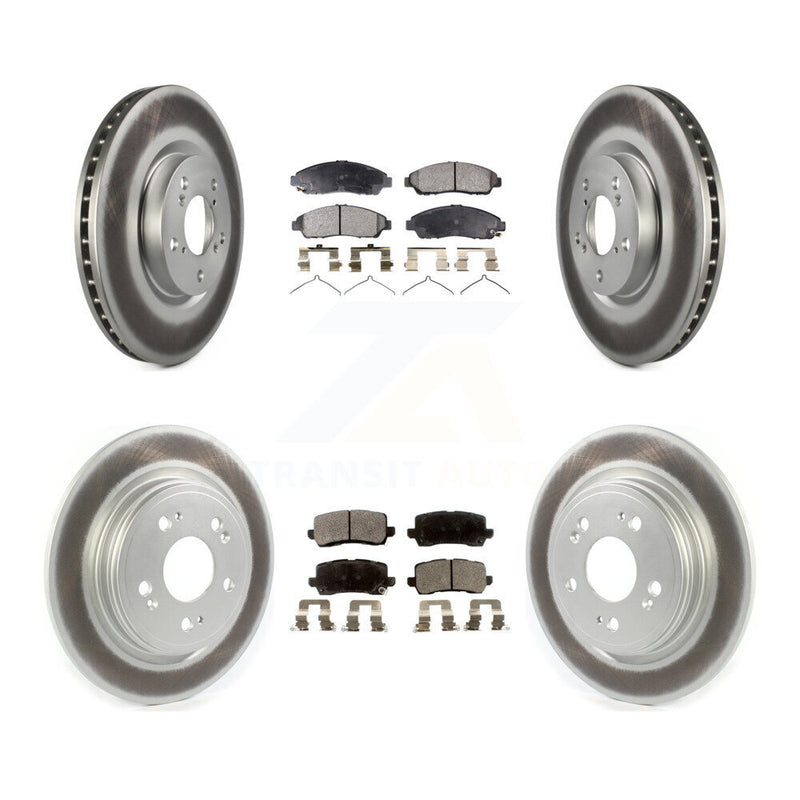 Transit Auto KGF-102187 Disc Brake Kit for 2014-2020 Acura RLX - Front and Rear