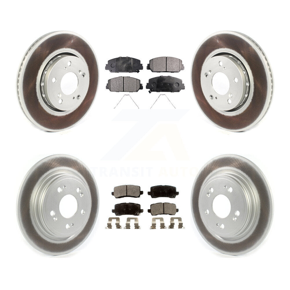 Transit Auto KGF-102188 Disc Brake Kit for 2014-2020 Acura RLX - Front and Rear