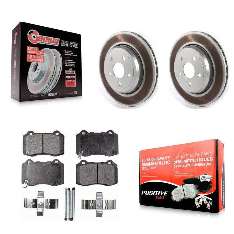 Transit Auto KGF-102193 Disc Brake Kit for 2012-2022 Dodge Durango, Jeep Grand Cherokee - Rear