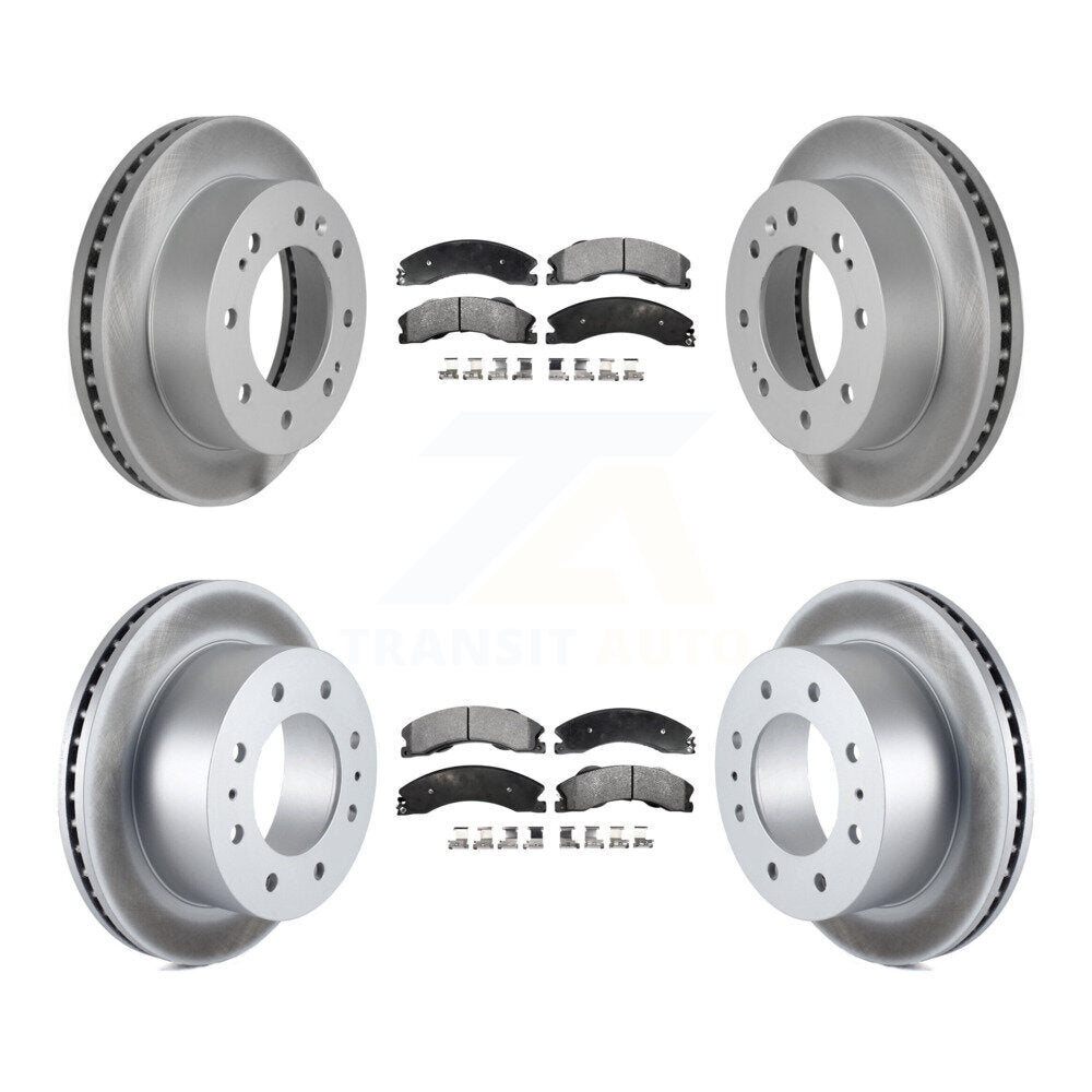 Transit Auto KGF-102198 Disc Brake Kit for 2011-2019 Chevrolet Suburban 3500 HD, Chevrolet Silverado 2500 HD and More - Front and Rear