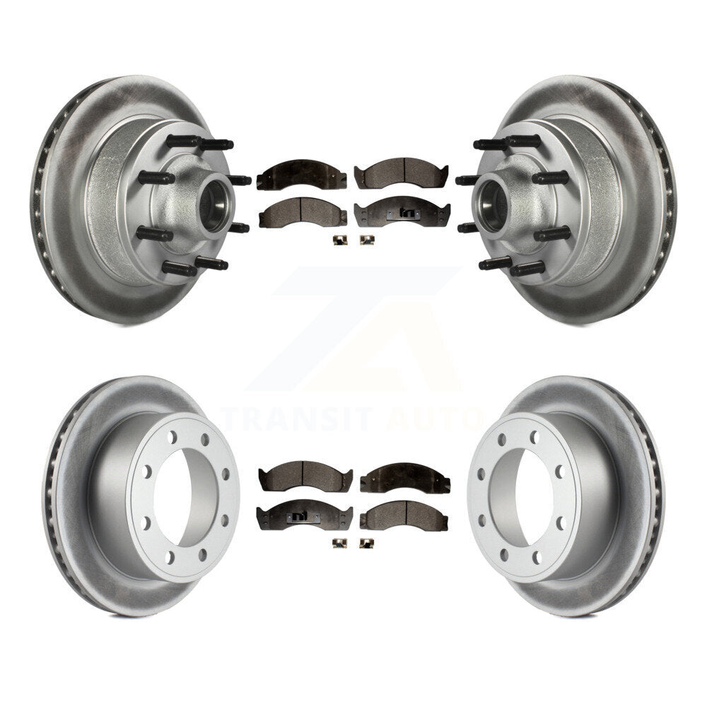 Transit Auto KGF-102211 Disc Brake Kit for 2000-2002 Ford E-450 Econoline Super Duty - Front and Rear