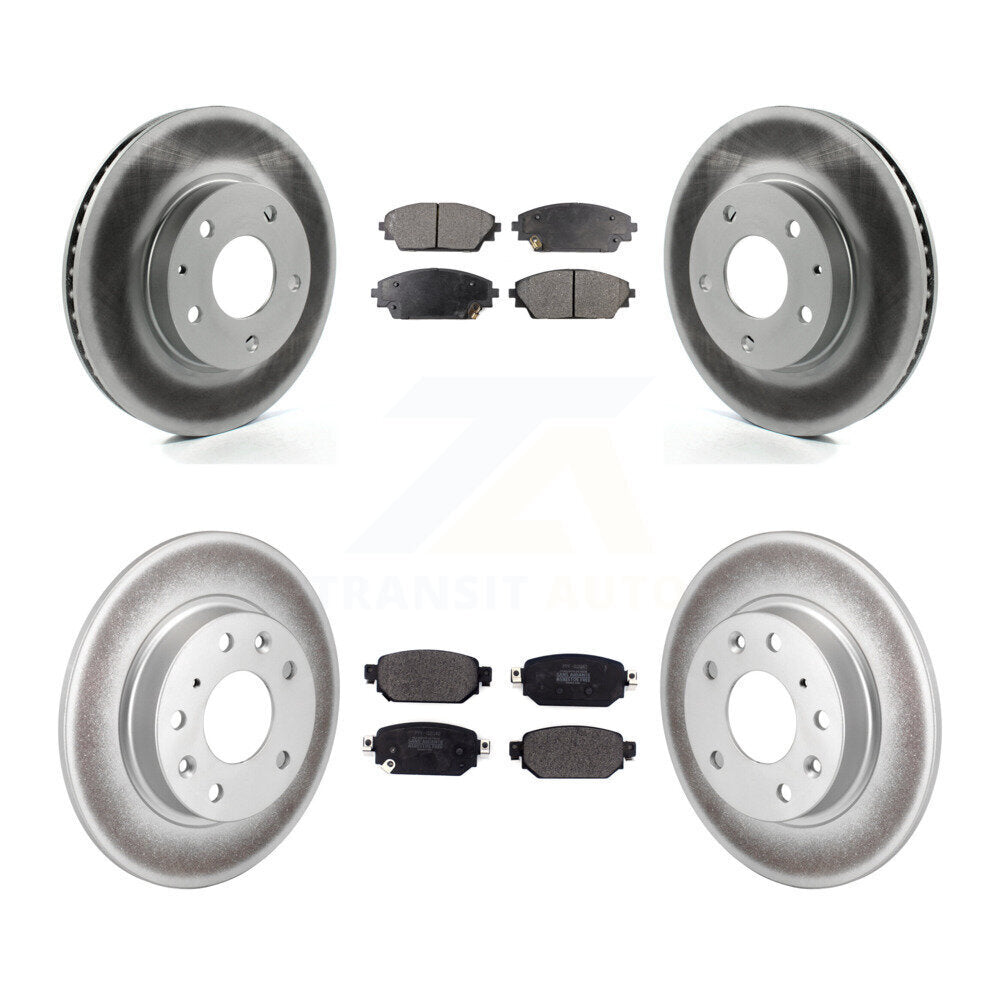 Transit Auto KGF-102213 Disc Brake Kit for 2019-2022 Mazda CX-3 - Front and Rear