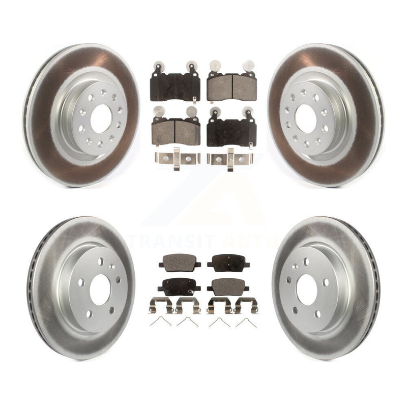 Transit Auto KGF-102214 Disc Brake Kit for 2016-2018 Cadillac CT6 - Front and Rear