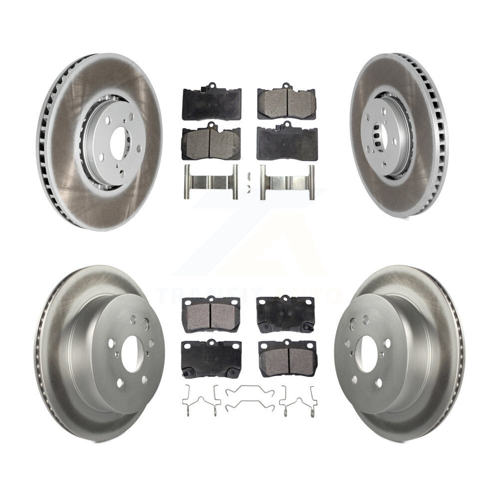 Transit Auto KGF-102217 Disc Brake Kit for 2006-2013 Lexus IS350, Lexus GS350 and More - Front and Rear