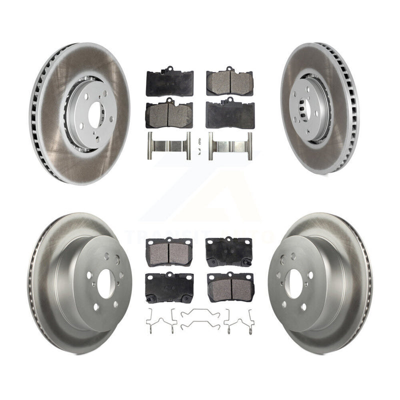 Transit Auto KGF-102217 Disc Brake Kit for 2006-2013 Lexus IS350, Lexus GS350 and More - Front and Rear