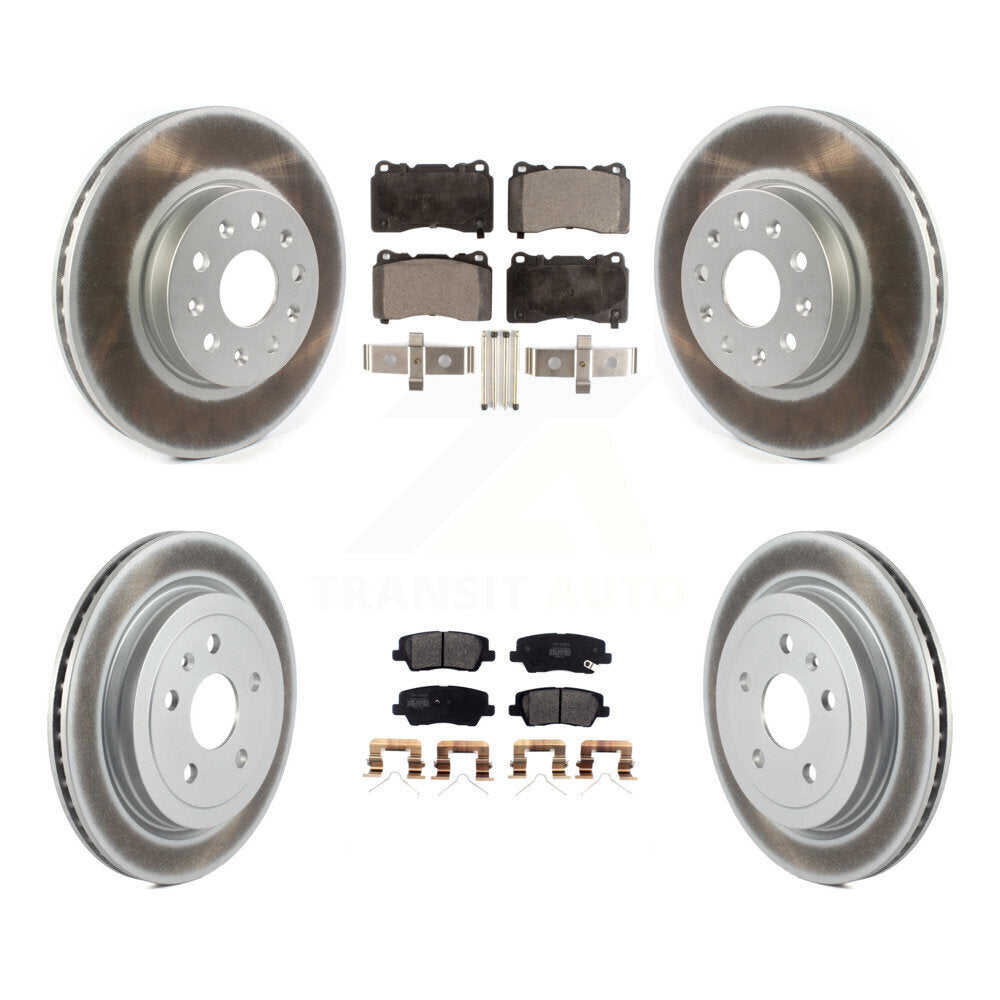 Transit Auto KGF-102233 Disc Brake Kit for 2017-2019 Cadillac CTS - Front and Rear