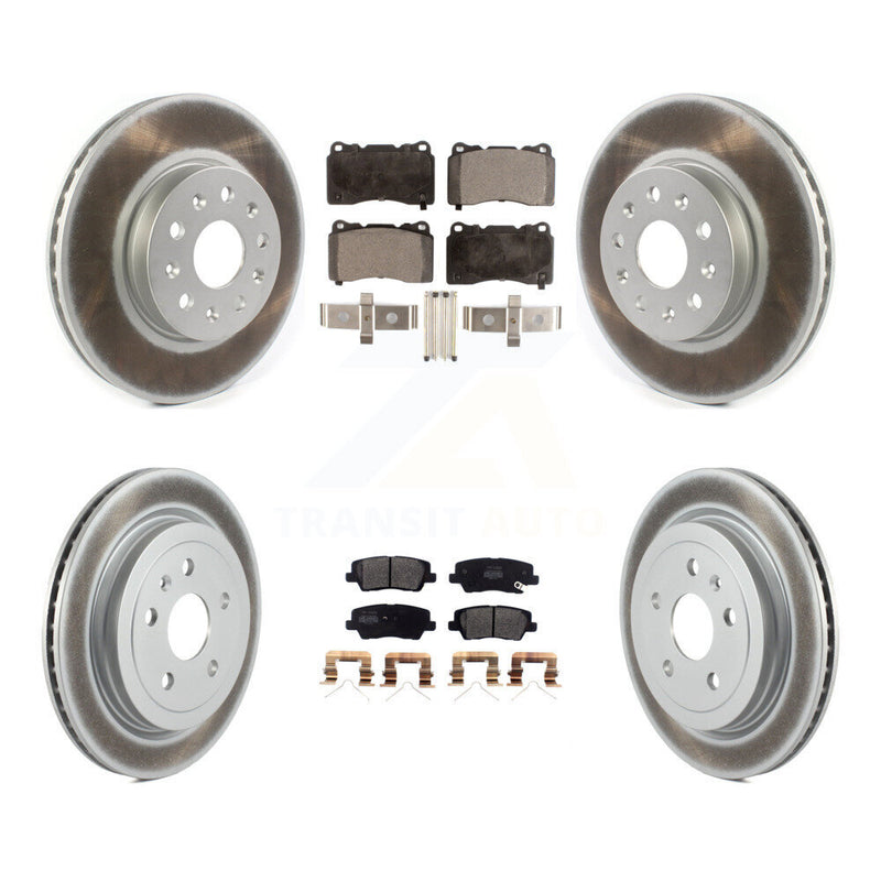 Transit Auto KGF-102233 Disc Brake Kit for 2017-2019 Cadillac CTS - Front and Rear