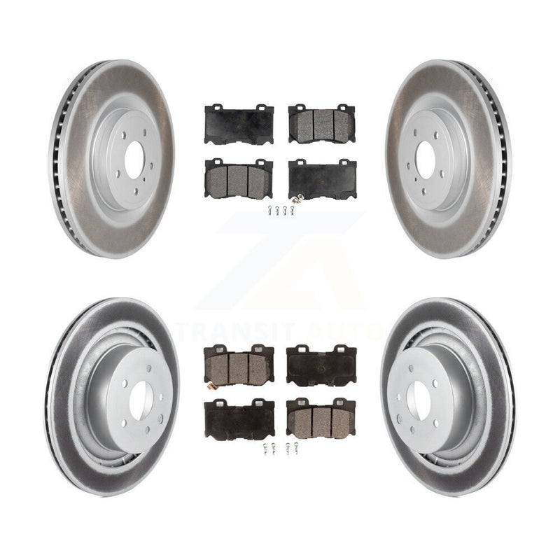 Transit Auto KGF-102242 Disc Brake Kit for 2009-2013 INFINITI G37 - Front and Rear