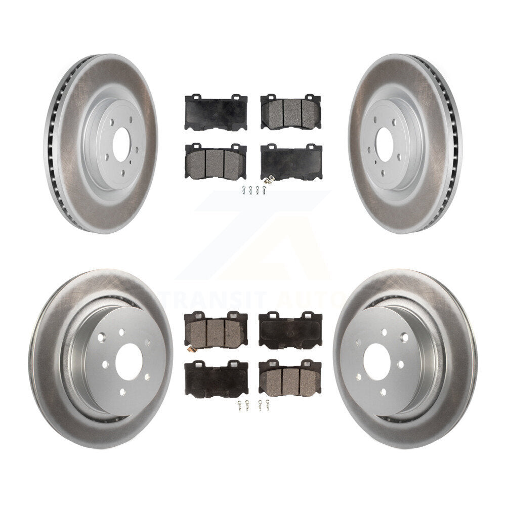 Transit Auto KGF-102244 Disc Brake Kit for 2009-2013 INFINITI FX50 - Front and Rear