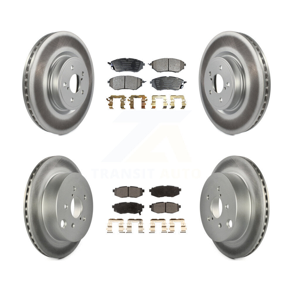 Transit Auto KGF-102250 Disc Brake Kit for 2014-2018 Subaru Forester - Front and Rear