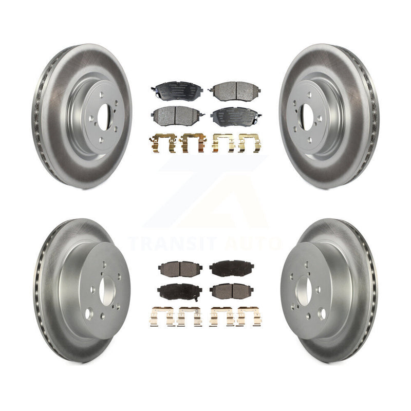 Transit Auto KGF-102250 Disc Brake Kit for 2014-2018 Subaru Forester - Front and Rear