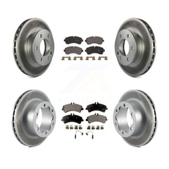 Transit Auto KGF-102258 Disc Brake Kit for 2007-2018 Freightliner Sprinter 3500, Mercedes-Benz Sprinter 3500XD and More - Front and Rear