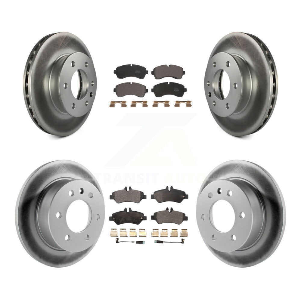 Transit Auto KGF-102259 Disc Brake Kit for 2007-2018 Freightliner Sprinter 3500, Dodge Sprinter 3500 - Front and Rear