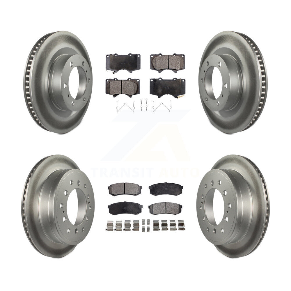 Transit Auto KGF-102264 Disc Brake Kit for 2010-2023 Lexus GX460, Toyota 4Runner - Front and Rear