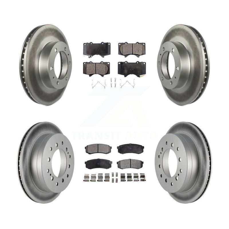 Transit Auto KGF-102266 Disc Brake Kit for 2003-2009 Toyota FJ Cruiser, Toyota 4Runner - Front and Rear