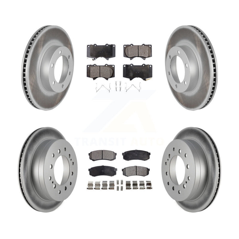 Transit Auto KGF-102267 Disc Brake Kit for 2003-2009 Toyota 4Runner, Lexus GX470 - Front and Rear