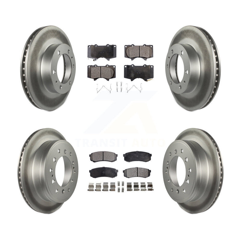 Transit Auto KGF-102268 Disc Brake Kit for 2010-2014 Toyota FJ Cruiser - Front and Rear