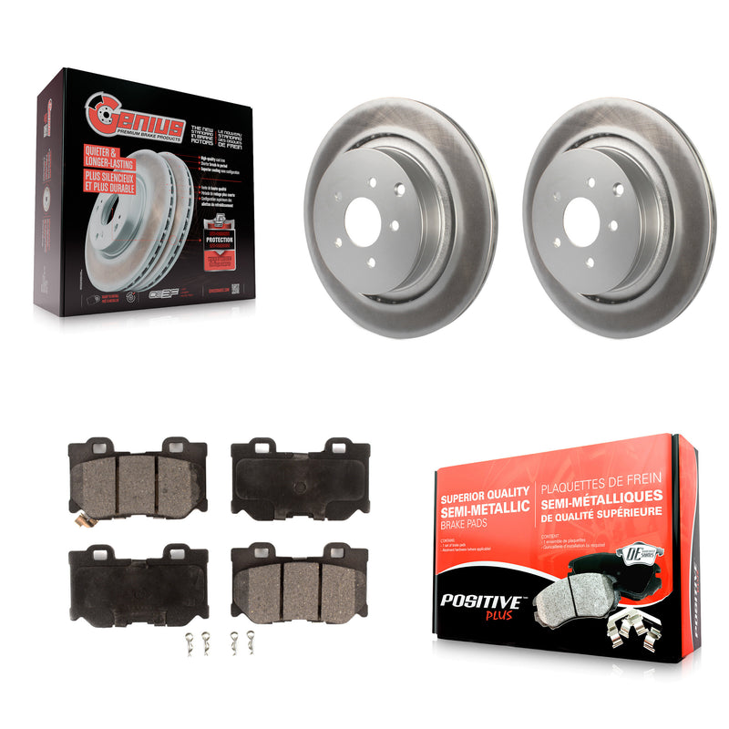 Transit Auto KGF-102277 Disc Brake Kit for 2009-2024 INFINITI Q60, INFINITI Q70L and More - Rear