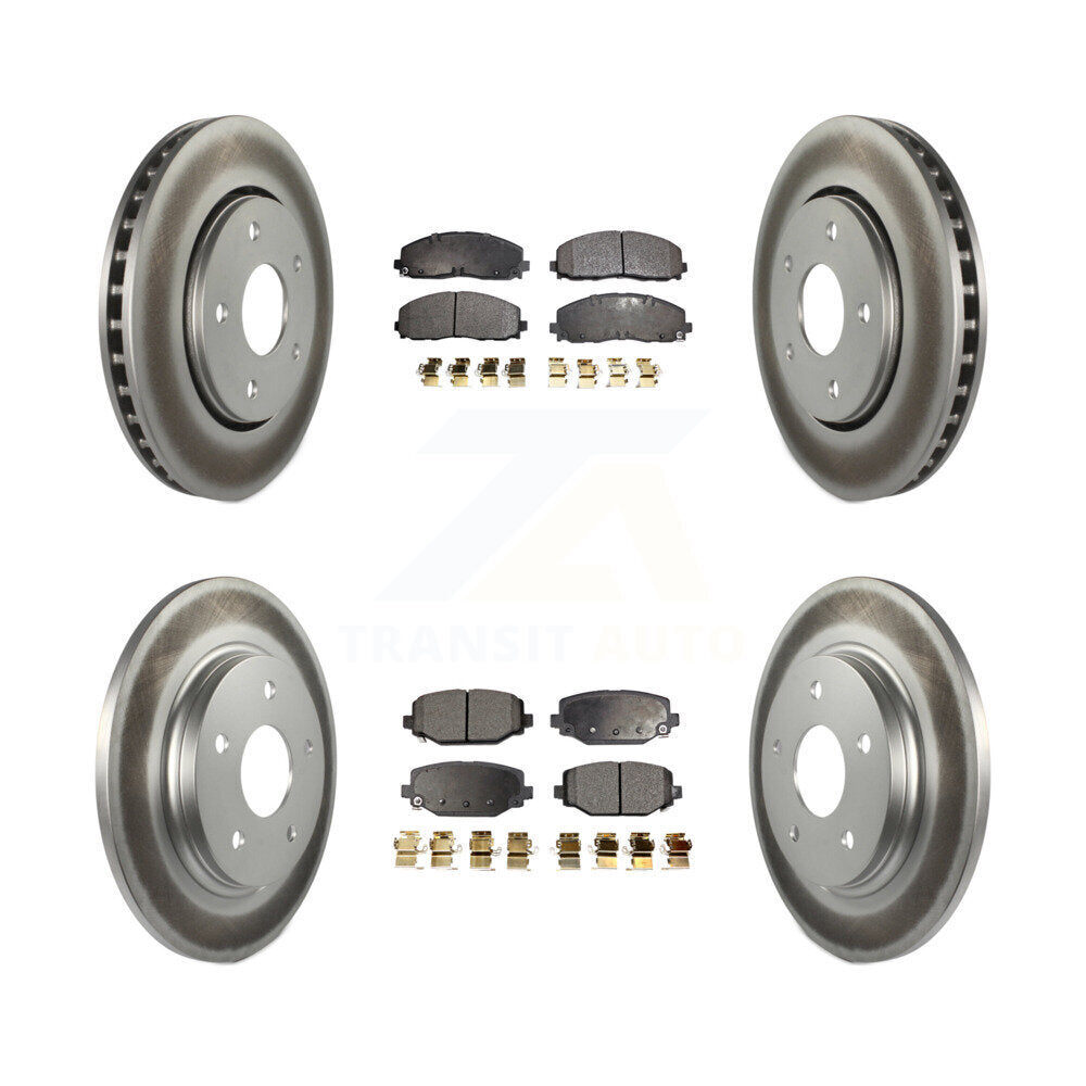 Transit Auto KGF-102284 Disc Brake Kit for 2017-2018 Dodge Grand Caravan - Front and Rear