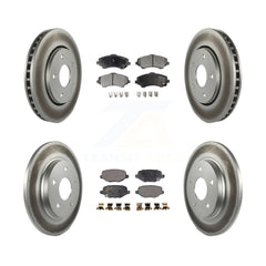 Transit Auto KGF-102285 Disc Brake Kit for 2012-2016 Chrysler Town & Country, Dodge Grand Caravan and More - Front and Rear