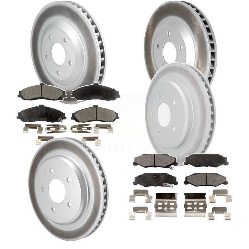 Transit Auto KGF-102286 Disc Brake Kit for 1997-2004 Chevrolet Corvette - Front and Rear