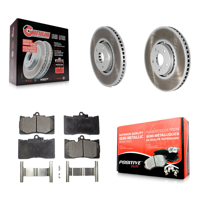 Transit Auto KGF-102289 Disc Brake Kit for 2006-2020 Lexus IS350, Lexus IS300 and More - Front