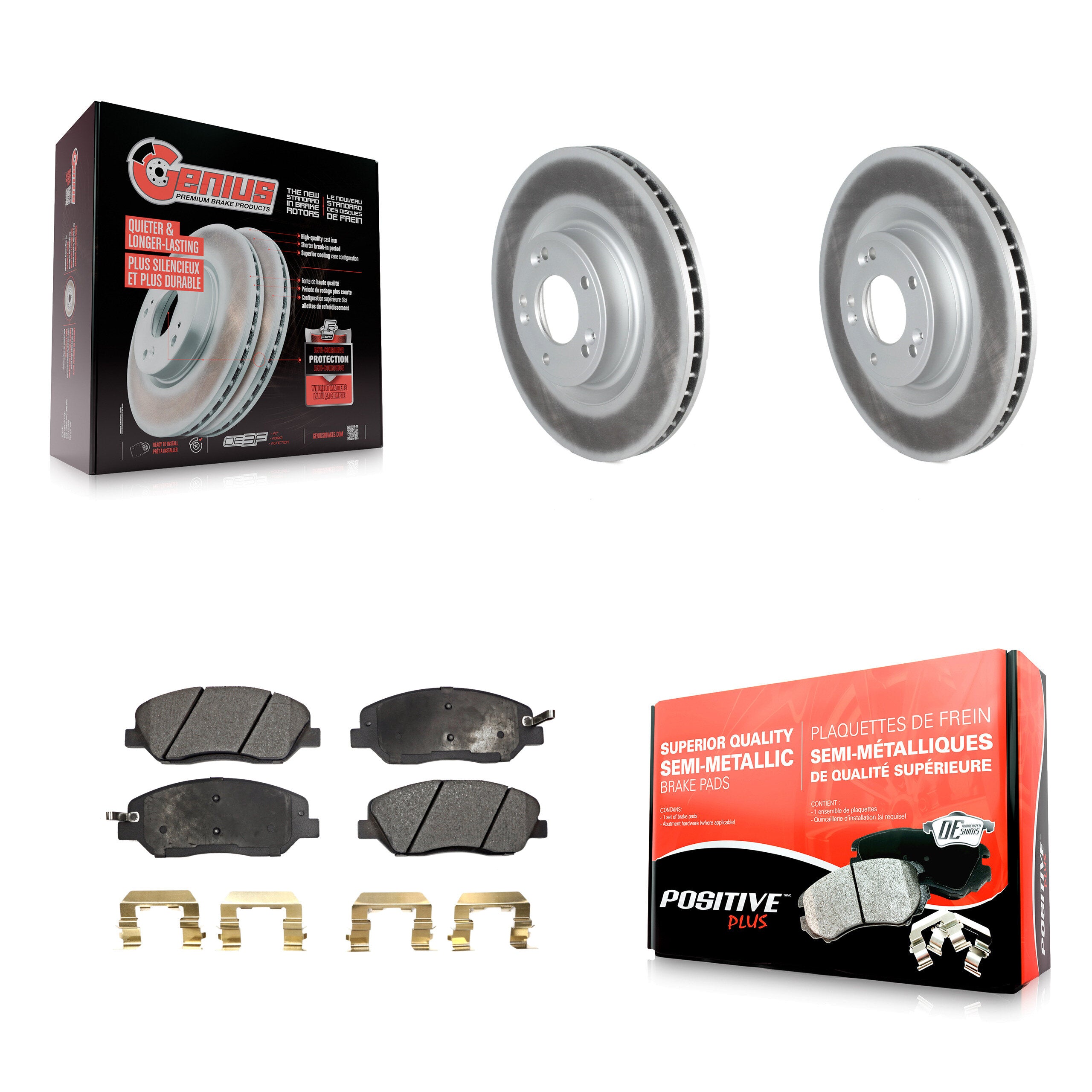 Transit Auto KGF-102301 Disc Brake Kit for 2009-2011 Hyundai Genesis - Front