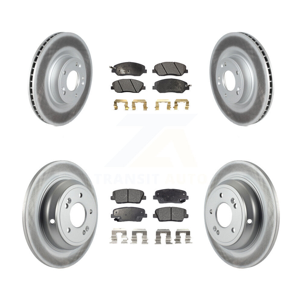 Transit Auto KGF-102315 Disc Brake Kit for 2009-2010 Hyundai Genesis - Front and Rear