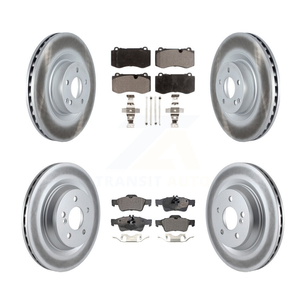 Transit Auto KGF-102325 Disc Brake Kit for 2007-2014 Mercedes-Benz S350, Mercedes-Benz S550 and More - Front and Rear