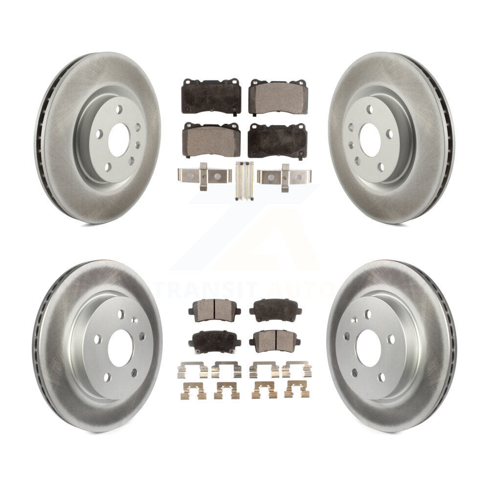 Transit Auto KGF-102327 Disc Brake Kit for 2013-2019 Cadillac XTS - Front and Rear