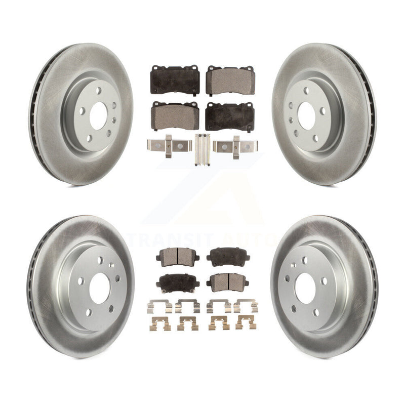 Transit Auto KGF-102327 Disc Brake Kit for 2013-2019 Cadillac XTS - Front and Rear