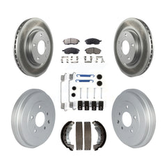 Transit Auto KGF-102339 Disc Brake Kit for 2013-2019 Nissan Sentra - Front and Rear