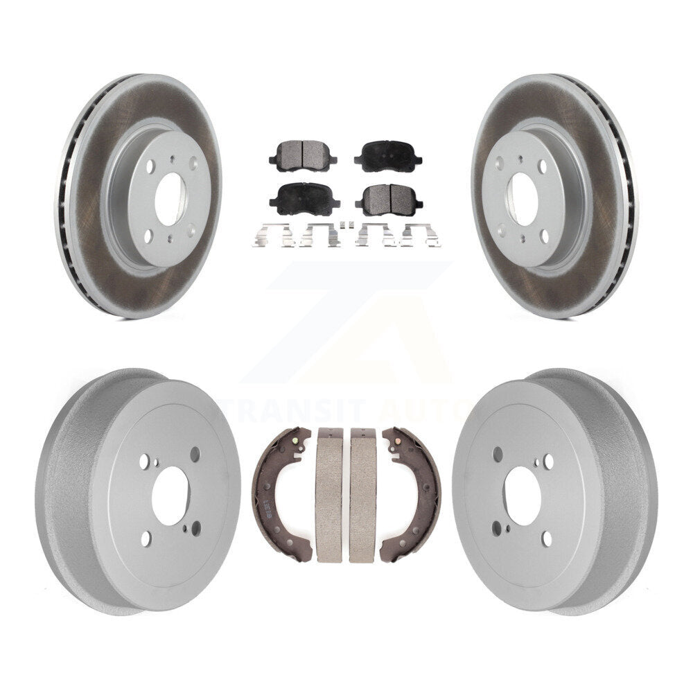 Transit Auto KGF-102360 Disc Brake Kit for 2002 Toyota Corolla - Front and Rear