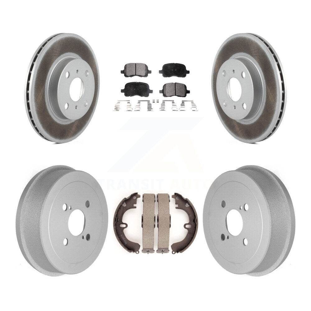 Transit Auto KGF-102361 Disc Brake Kit for 1999-2002 Toyota Corolla - Front and Rear