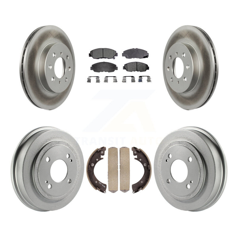 Transit Auto KGF-102369 Disc Brake Kit for 1996-2000 Honda Civic, Acura EL - Front and Rear