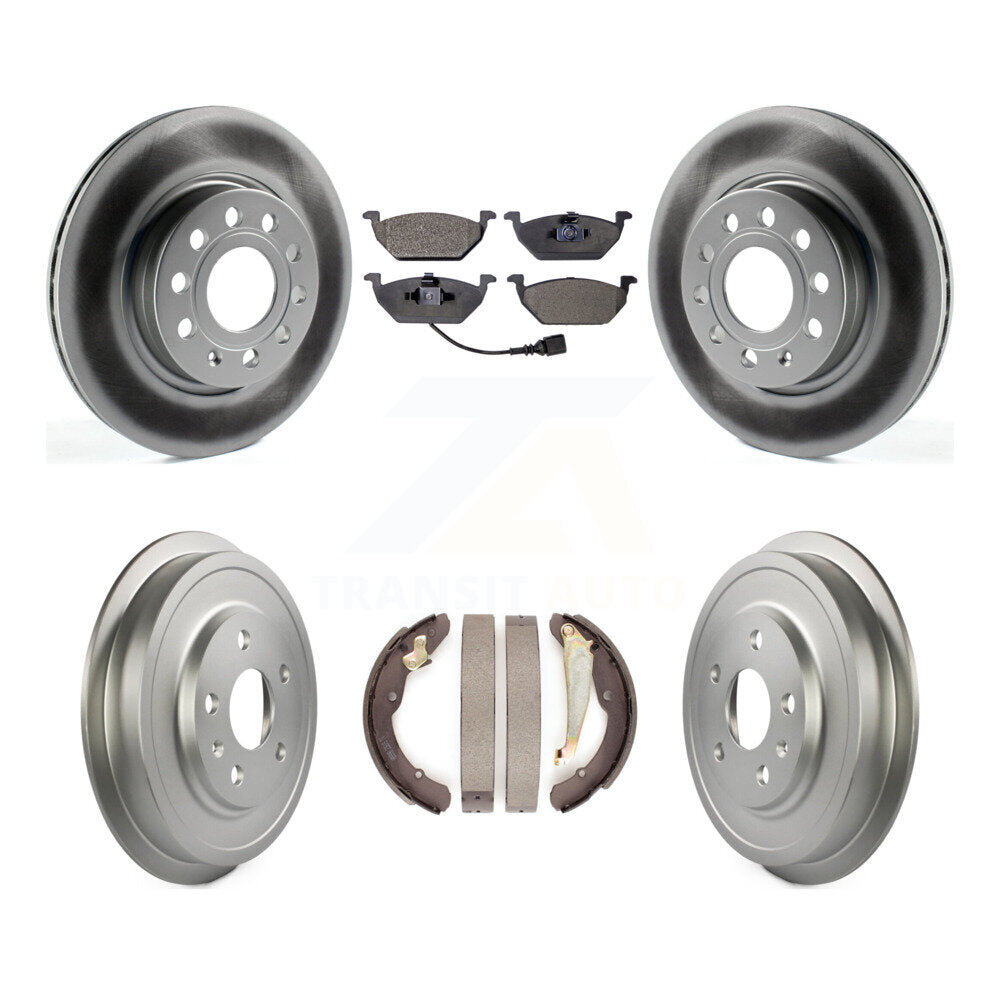 Transit Auto KGF-102375 Disc Brake Kit for 2011-2012 Volkswagen Jetta - Front and Rear