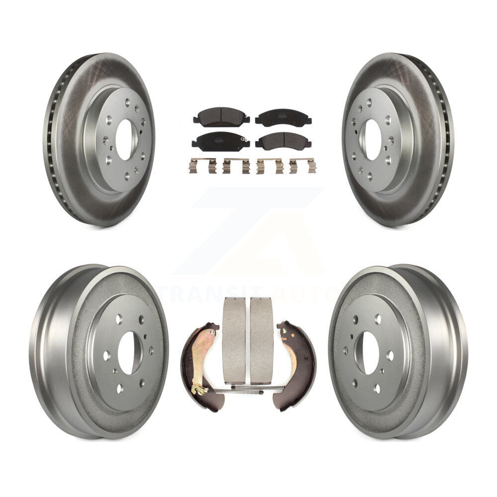 Transit Auto KGF-102389 Disc Brake Kit for 2005-2008 Chevrolet Silverado 1500, GMC Sierra 1500 and More - Front and Rear