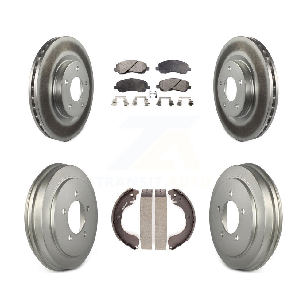 Transit Auto KGF-102400 Disc Brake Kit for 2007-2017 Dodge Caliber, Dodge Avenger and More - Front and Rear