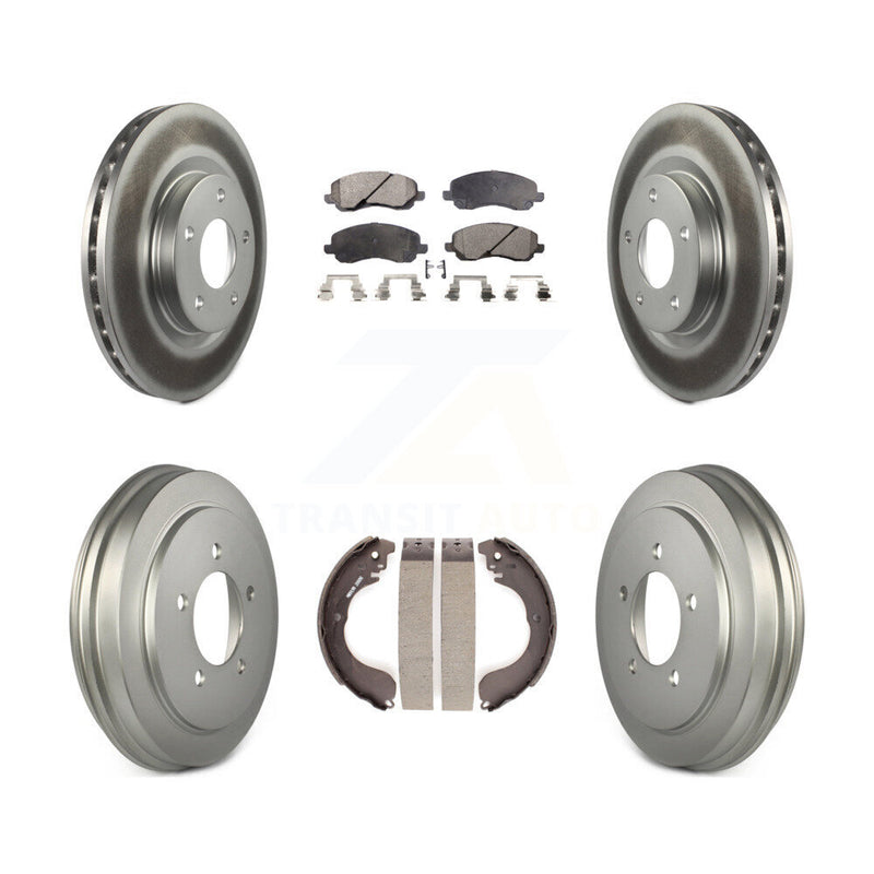 Transit Auto KGF-102400 Disc Brake Kit for 2007-2017 Dodge Caliber, Dodge Avenger and More - Front and Rear