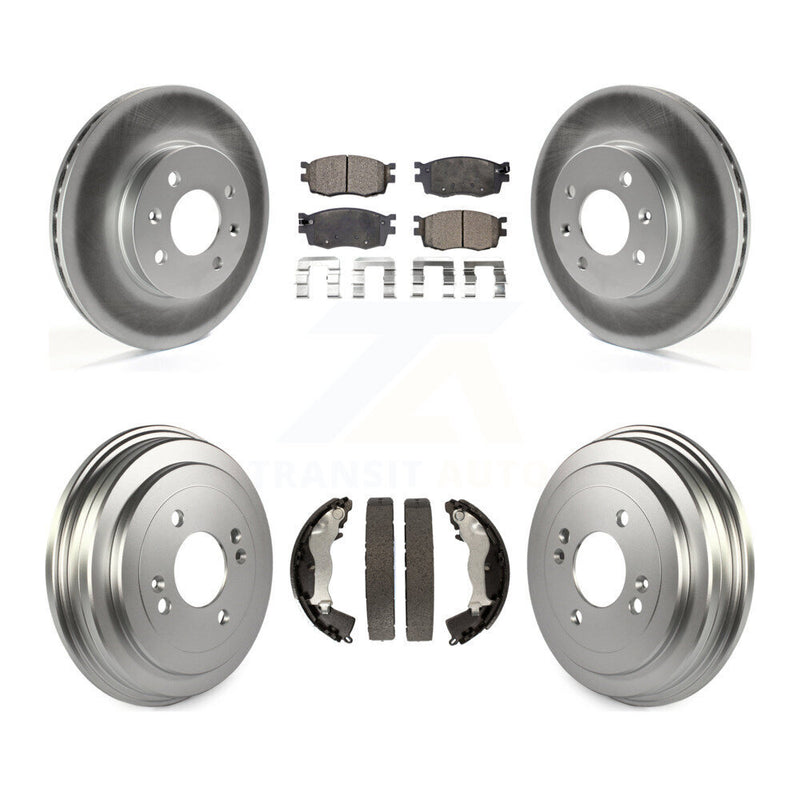 Transit Auto KGF-102407 Disc Brake Kit for 2006-2011 Hyundai Accent, Kia Rio, Kia Rio5 - Front and Rear