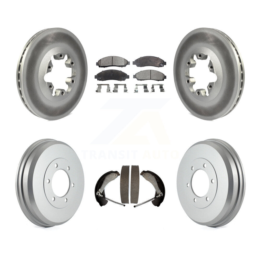 Transit Auto KGF-102412 Disc Brake Kit for 2004-2008 Isuzu i-290, Isuzu i-370 and More - Front and Rear
