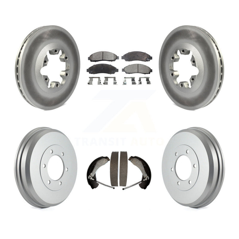 Transit Auto KGF-102412 Disc Brake Kit for 2004-2008 Isuzu i-290, Isuzu i-370 and More - Front and Rear