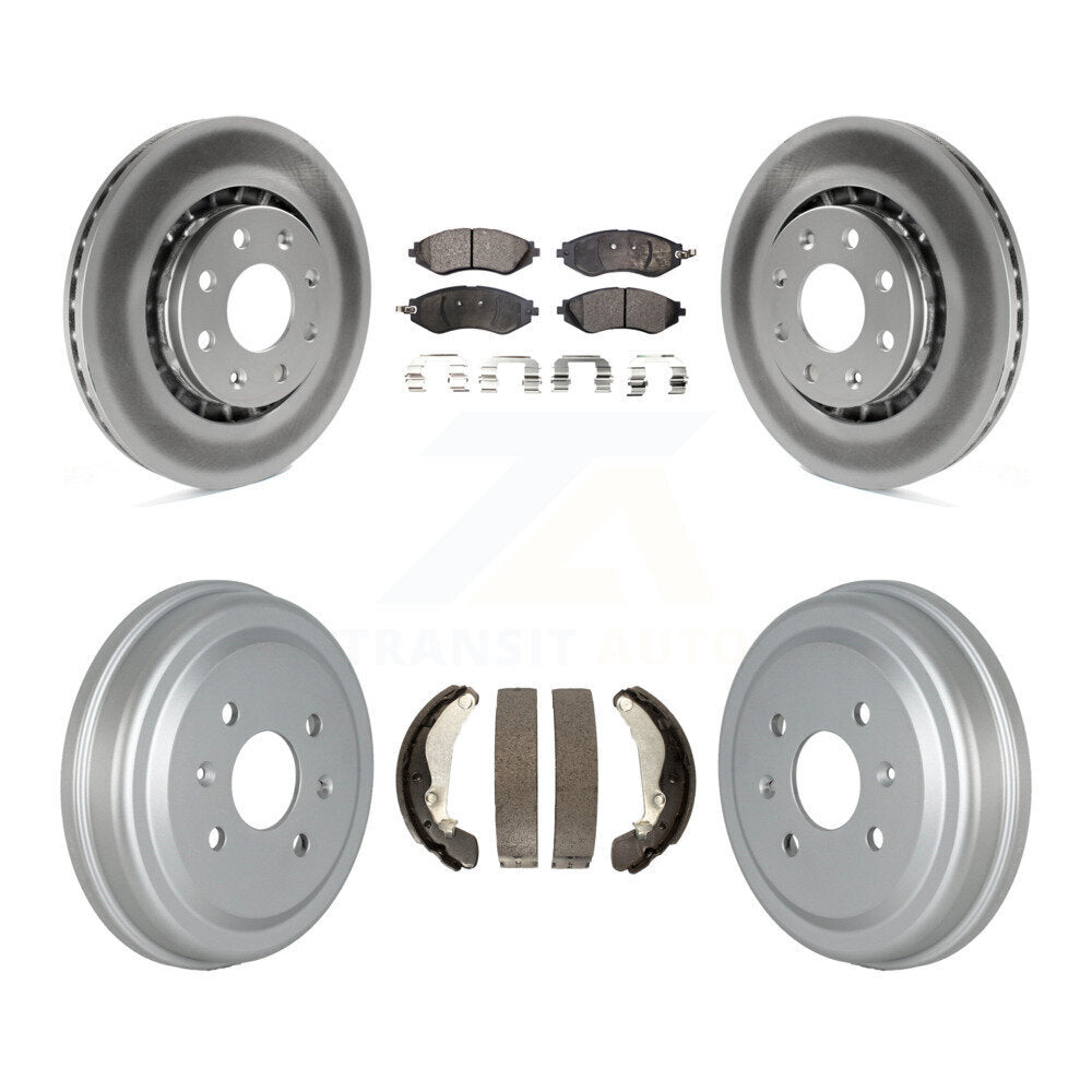 Transit Auto KGF-102413 Disc Brake Kit for 2004-2015 Chevrolet Spark, Pontiac G3 and More - Front and Rear