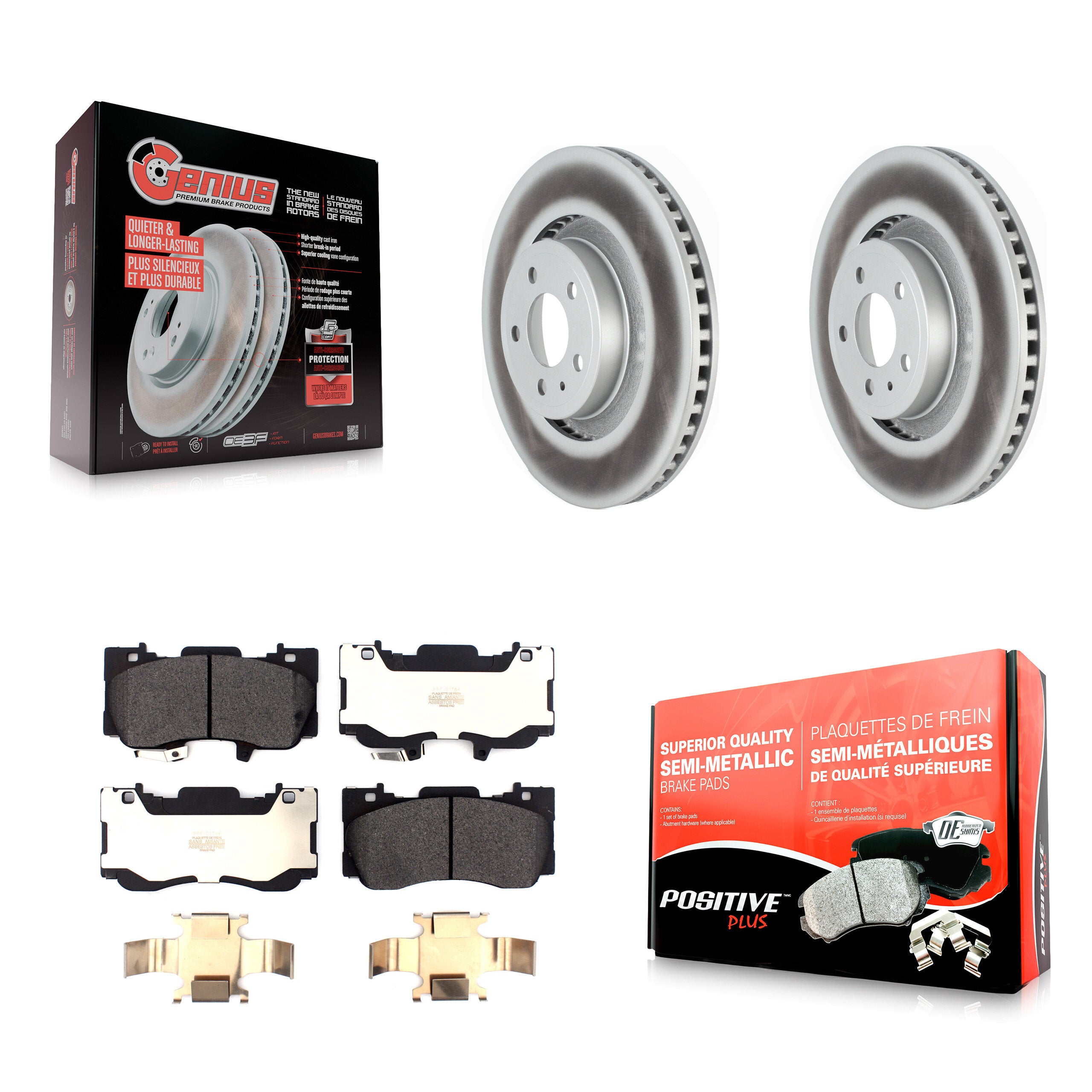 Transit Auto KGF-102428 Disc Brake Kit for 2015-2019 Ford Mustang - Front